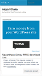 Mobile Screenshot of nayantharamms.wordpress.com