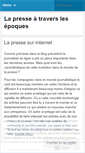 Mobile Screenshot of evolutiondelapresse.wordpress.com