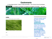 Tablet Screenshot of gastromania.wordpress.com