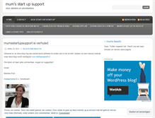 Tablet Screenshot of mumsstartupsupport.wordpress.com