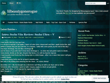 Tablet Screenshot of lilbeautygonerogue.wordpress.com
