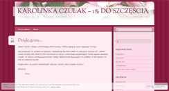 Desktop Screenshot of karolinaczulak.wordpress.com