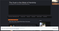 Desktop Screenshot of hushinthehardship.wordpress.com