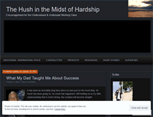 Tablet Screenshot of hushinthehardship.wordpress.com