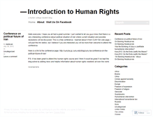 Tablet Screenshot of introtohumanrights.wordpress.com