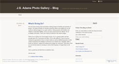 Desktop Screenshot of jgadamsphotogallery.wordpress.com
