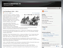 Tablet Screenshot of kardisport.wordpress.com