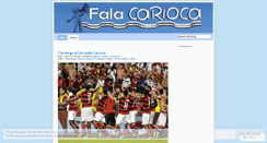 Desktop Screenshot of falacarioca.wordpress.com