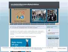 Tablet Screenshot of escueladeinteligenciasmultiplesyholisticas.wordpress.com