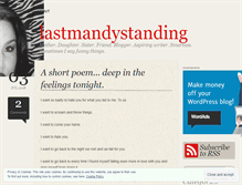 Tablet Screenshot of lastmandystanding.wordpress.com