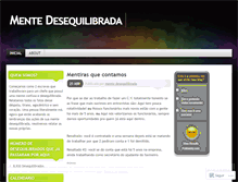 Tablet Screenshot of mentedesequilibrada.wordpress.com