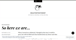 Desktop Screenshot of melktertontwerp.wordpress.com