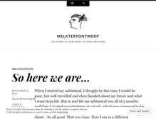 Tablet Screenshot of melktertontwerp.wordpress.com