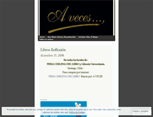 Tablet Screenshot of libroaveces.wordpress.com