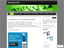 Tablet Screenshot of commarketingweb.wordpress.com