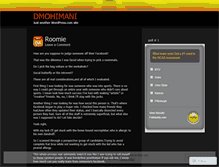 Tablet Screenshot of dmohimani.wordpress.com