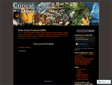 Tablet Screenshot of criticaldocs.wordpress.com