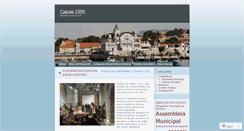 Desktop Screenshot of cascais2009.wordpress.com