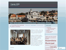 Tablet Screenshot of cascais2009.wordpress.com