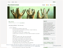 Tablet Screenshot of prayriefayrie.wordpress.com