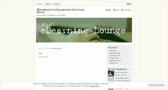 Desktop Screenshot of elearninglounge.wordpress.com