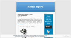 Desktop Screenshot of nuclearyogurte.wordpress.com