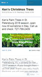 Mobile Screenshot of kenschristmastrees.wordpress.com