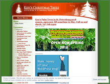 Tablet Screenshot of kenschristmastrees.wordpress.com