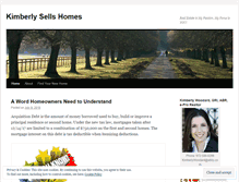 Tablet Screenshot of kimberlysellshomes.wordpress.com