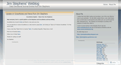 Desktop Screenshot of jimstephens.wordpress.com