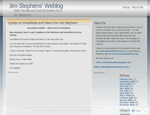 Tablet Screenshot of jimstephens.wordpress.com