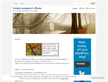 Tablet Screenshot of lorenakoran.wordpress.com