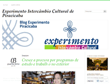 Tablet Screenshot of experimentopiracicaba.wordpress.com