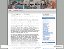 Tablet Screenshot of heritageamerican.wordpress.com
