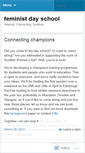 Mobile Screenshot of feministdayschool.wordpress.com