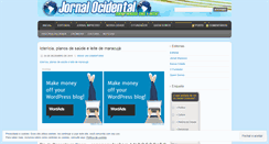 Desktop Screenshot of jornalocidental.wordpress.com