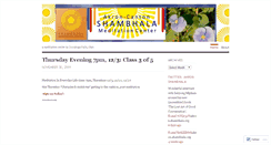 Desktop Screenshot of akronshambhala.wordpress.com