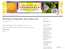 Tablet Screenshot of akronshambhala.wordpress.com