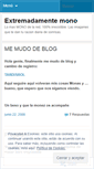 Mobile Screenshot of extremadamentemono.wordpress.com