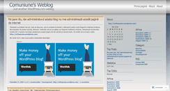 Desktop Screenshot of comuniune.wordpress.com