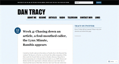 Desktop Screenshot of dantracy.wordpress.com