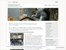 Tablet Screenshot of goingnuts.wordpress.com