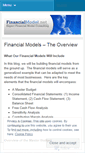 Mobile Screenshot of financialmodel.wordpress.com