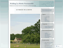 Tablet Screenshot of lamottenormandie.wordpress.com