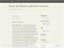 Tablet Screenshot of edit.yp.bancdebinaryadvisorsreviews.wordpress.com