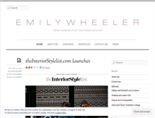 Tablet Screenshot of emilywheeler.wordpress.com