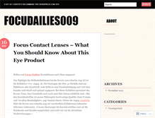 Tablet Screenshot of focudailies009.wordpress.com