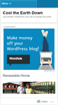 Mobile Screenshot of cooltheearthdown.wordpress.com