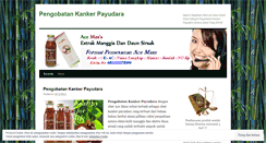 Desktop Screenshot of pengobatankukankerpayudara.wordpress.com