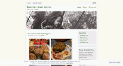 Desktop Screenshot of lowglycemicrecipes.wordpress.com